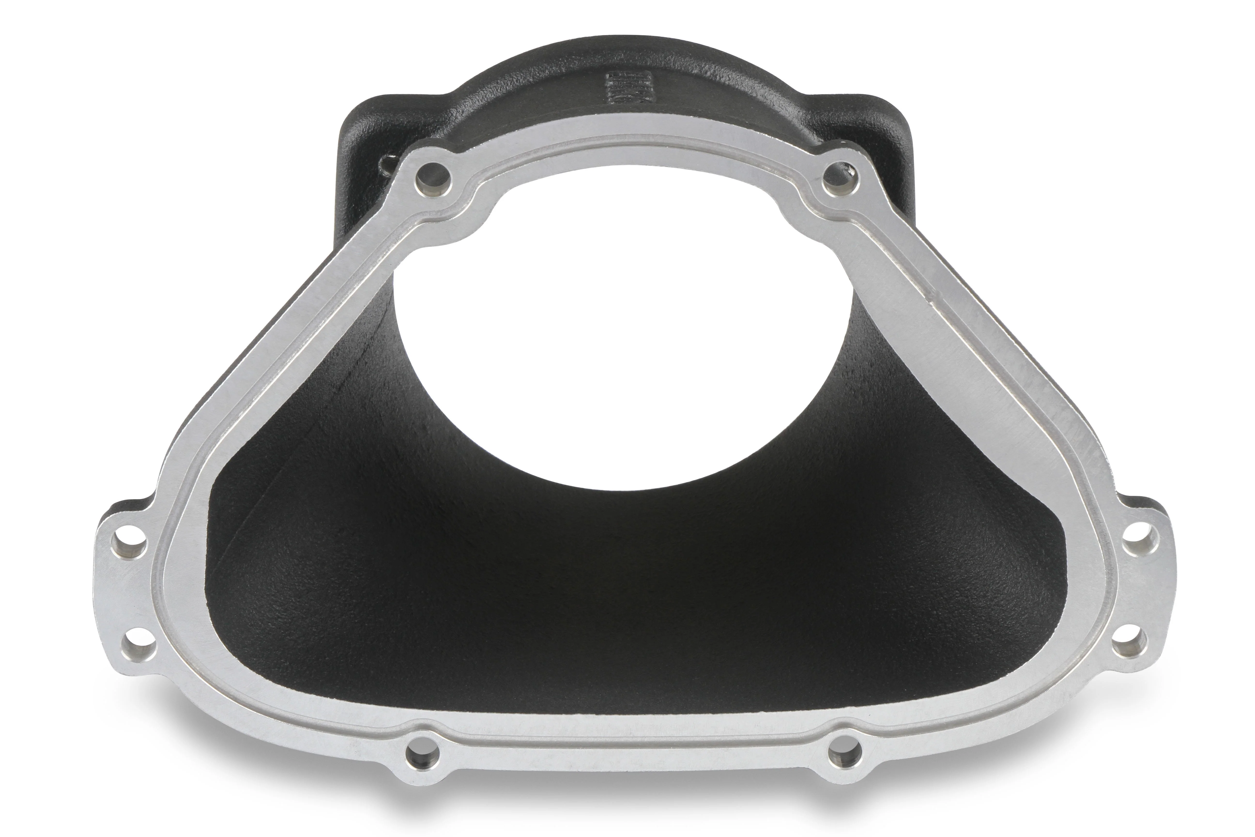 105mm Throttle Body Adapter For LS3 Lo-Ram 300-680 - Front-feed mount cast aluminum with black finish - Image 3