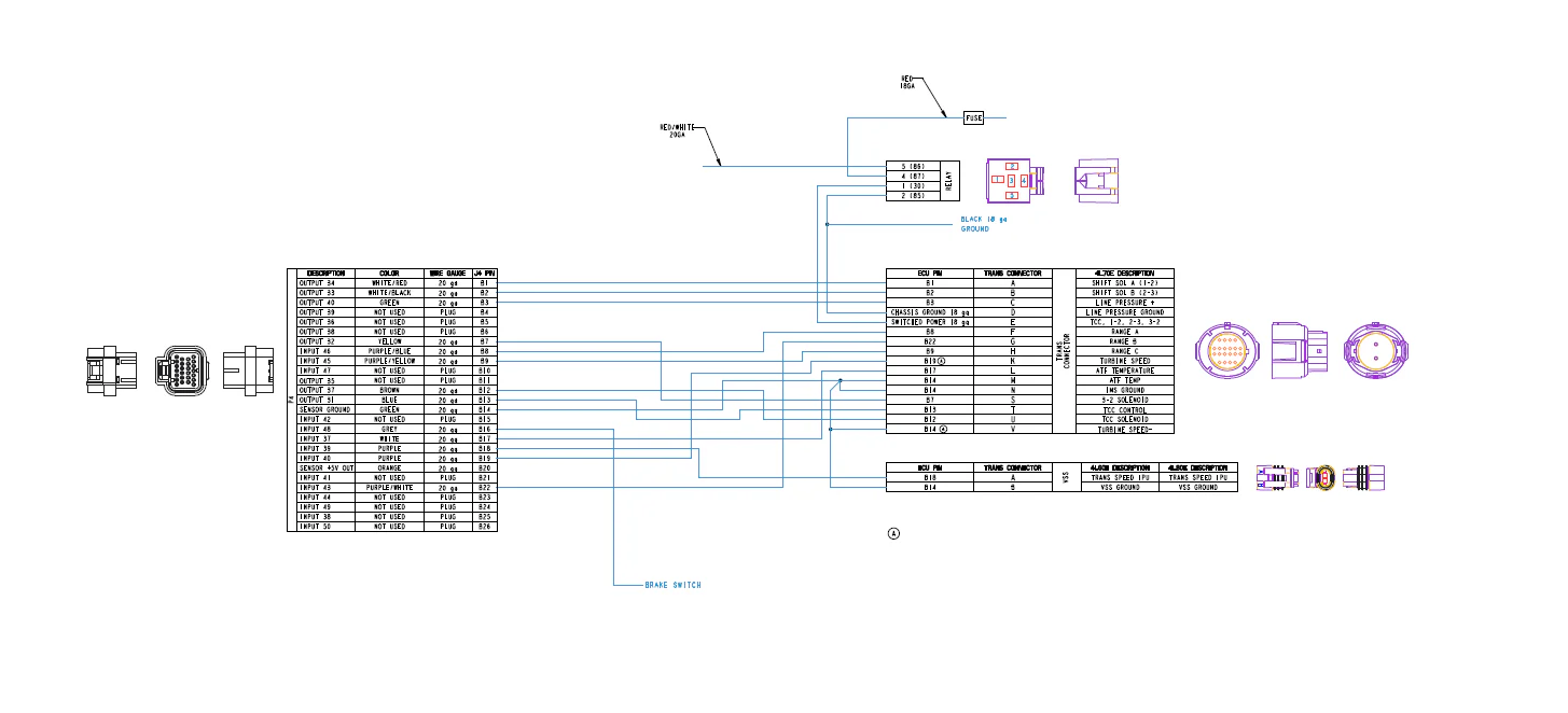 2009+ GM 4L60E Transmission Control Harness - Image 6