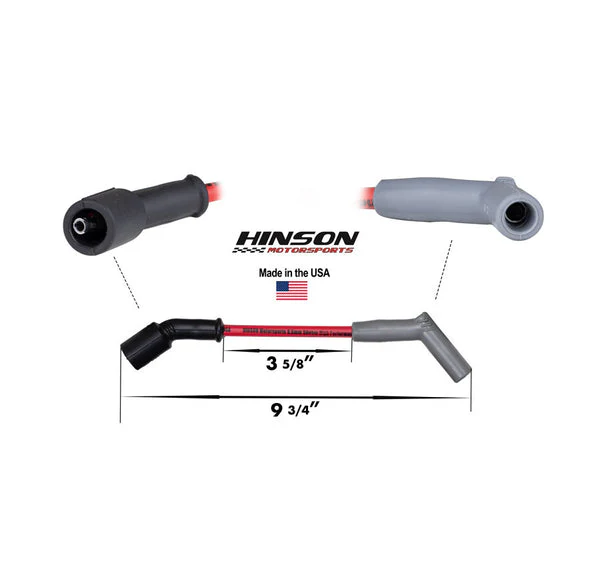 LSx Performance Spark Plug Wire & Heat Boot Combo (Red 45 Wires & Red Boots) - Image 4